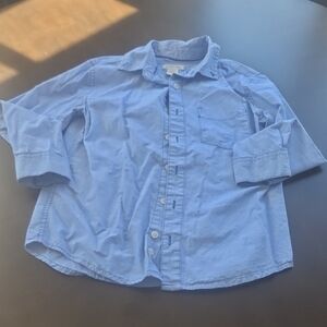 Cherokee Sky Blue Kids Button-Down Shirt